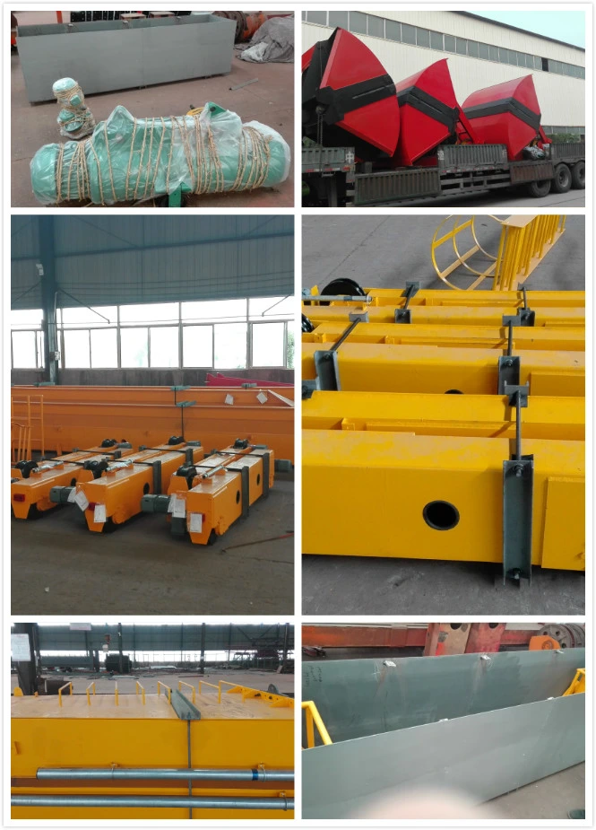 Customizable Electric Traveling Hook Single Girder Overhead Crane, 10 20 30 50 75 100t Capacity